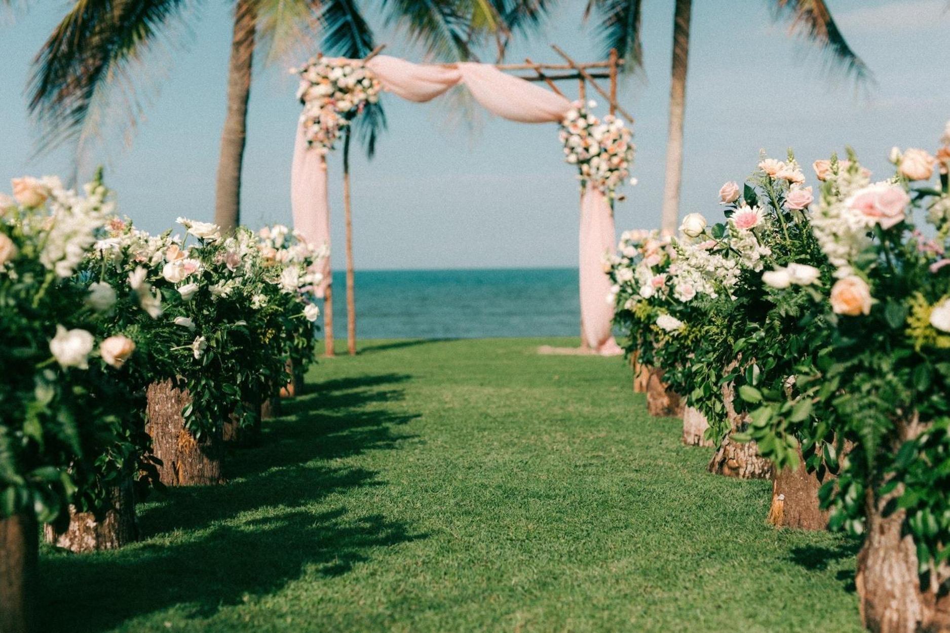 Palm Garden Beach Resort & Spa Хоян Екстер'єр фото Wedding ceremony at the beach